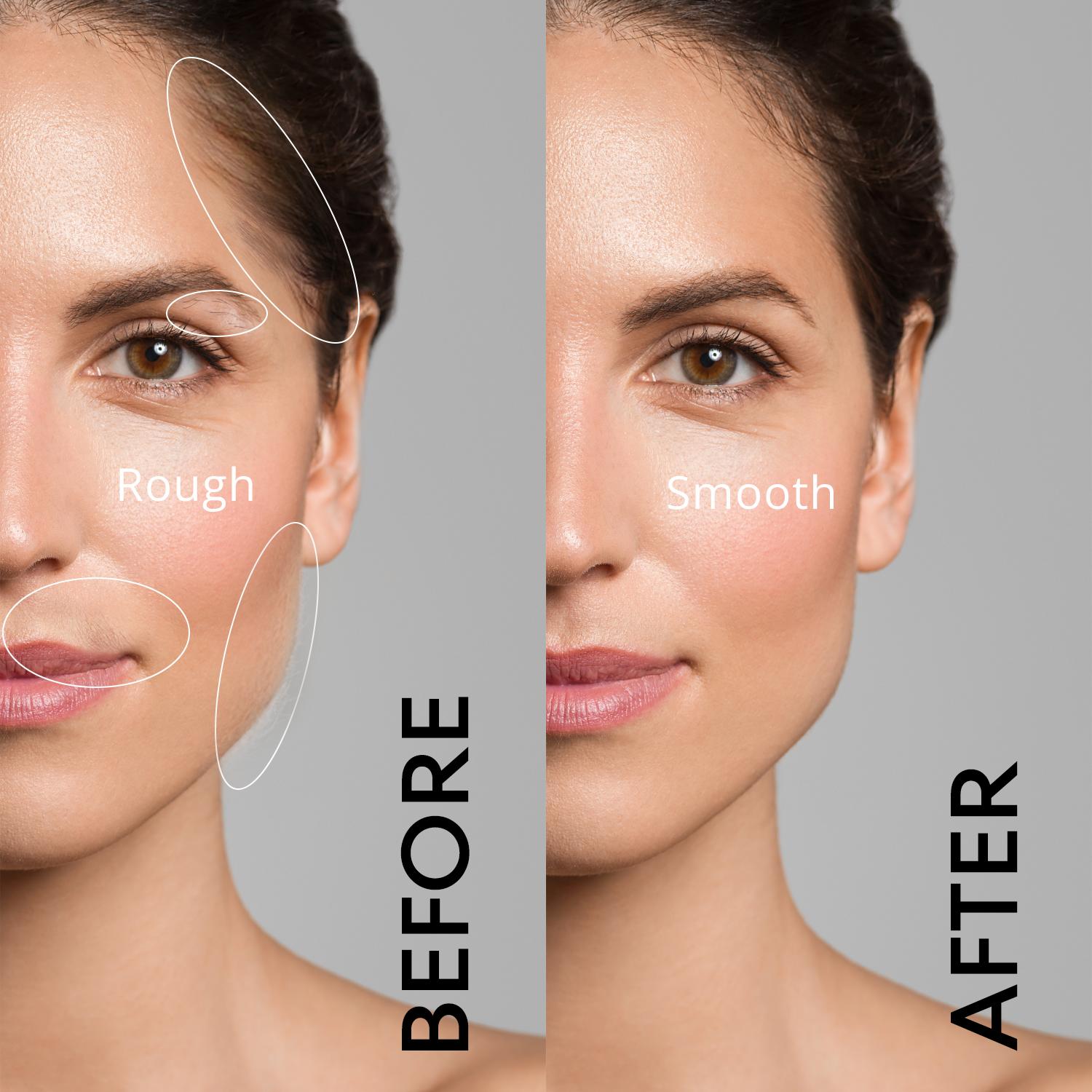 Vogcrest Portable 2 in 1 Electric Shaver and Facial Trimmer for Women - Rechargeable Eyebrow Lips Body Facial Razor - Eyebrow Trimmer