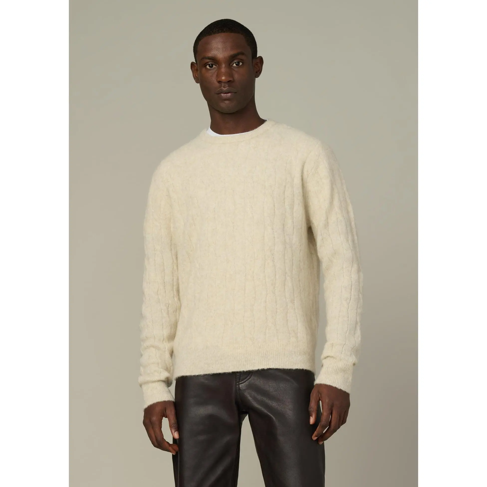 THE ALPACA CABLE SWEATER