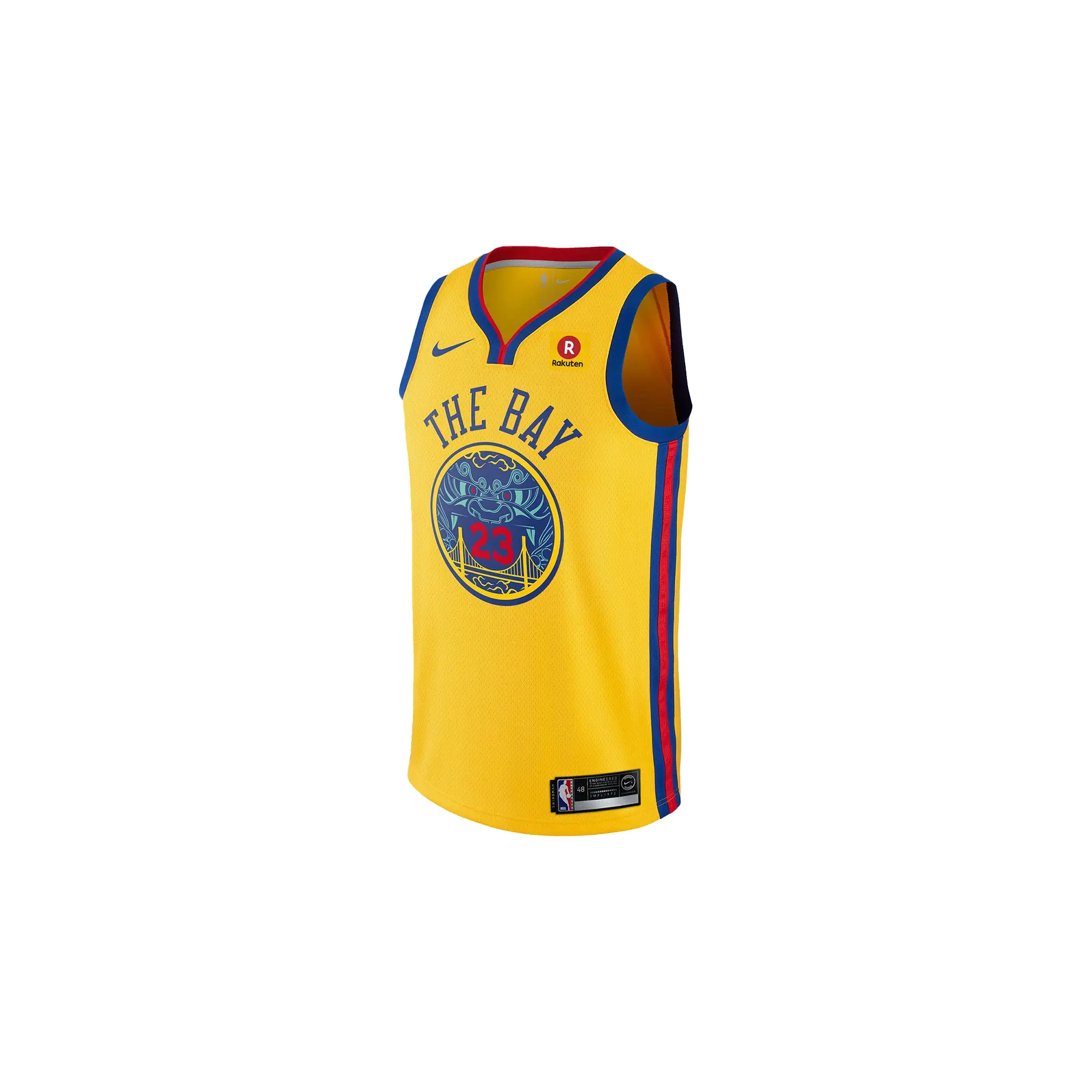 Nike NBA Golden State Warriors Jersey "Yellow-Chinese Heritage" 9Z2B7BY1P GREEN