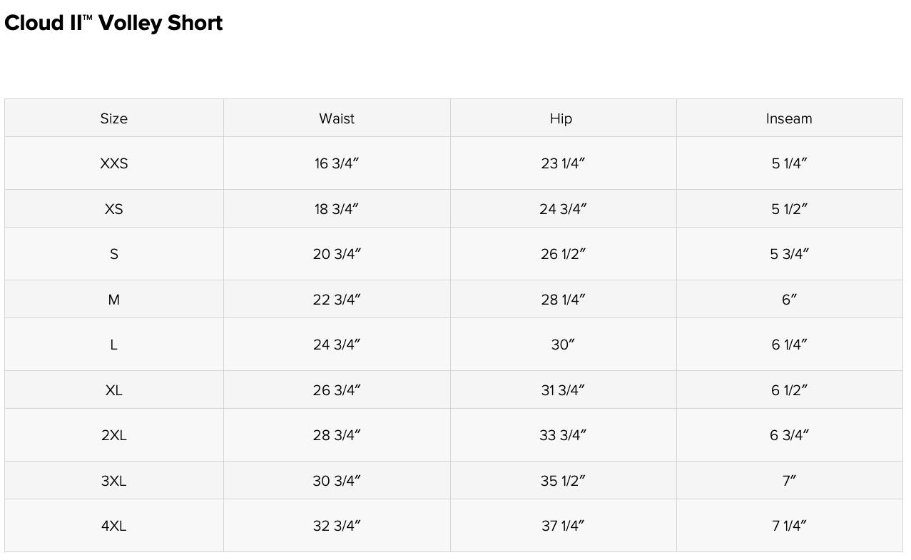 Vitality Cloud II™ Volley Short