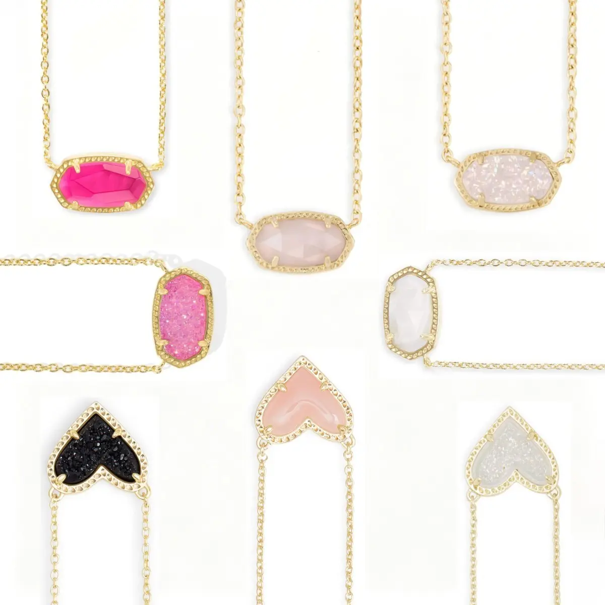 Kendra Scott Elisa Pendant Necklace for Women, Fashion Jewelry, 14k Gold-Plated