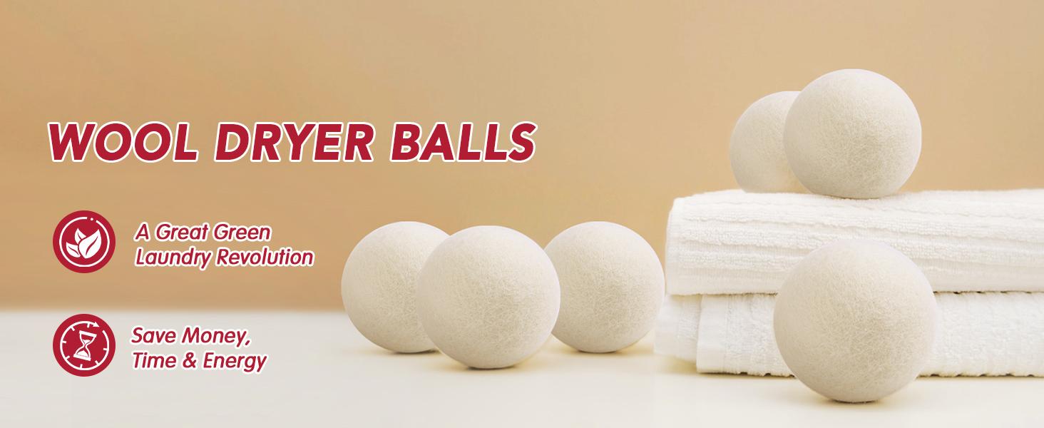 XL Wool Dryer Balls New Zealand Premium Organic Fabric Softener Chemical-Free Baby Safe Hypoallergenic Static Wrinkle Reduction Reusable Dryer Balls XL Wool Dryer Balls New Zealand Premium Organic Fabric Softener Chemical-Free Baby Safe Hypoallergenic Static Wrinkle Reduction Reusable Dryer Balls