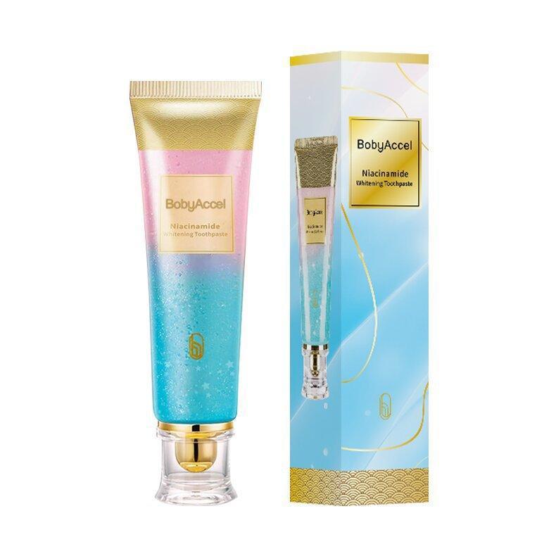 Niacinamide Mint Whitening Fresh Breath Toothpaste, Natural Ingredients for Personal Care and Oral Hygiene, Oral Cleansing Toothpaste，Eco Friendly &Fluoride Free - 100g