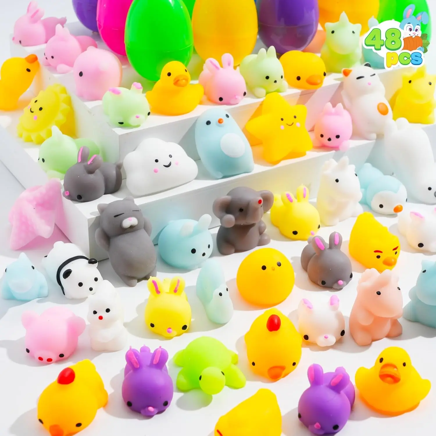 48pcs animal mochi