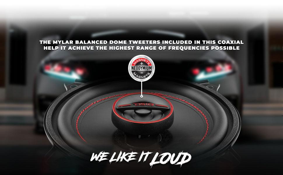 GEN-X 5.25" 2-Way Coaxial Speakers 45 Watts Rms 4-Ohm (G5.25XI)