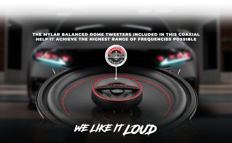 GEN-X 5.25" 2-Way Coaxial Speakers 45 Watts Rms 4-Ohm (G5.25XI)