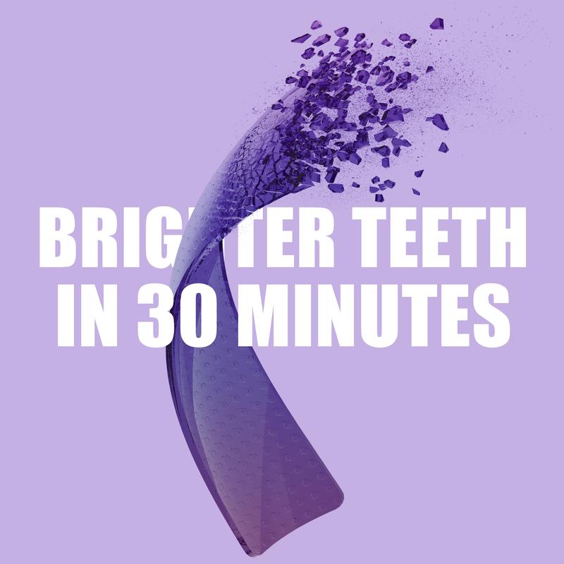 CEELIKE  Purple Teeth Whitening Strips  With Free Cheek Retractor - 7/21 Whitening Sessions -Nano-Hydroxyapatite Safe for Enamel - Non Sensitive Teeth Whitening - Peroxide-Free