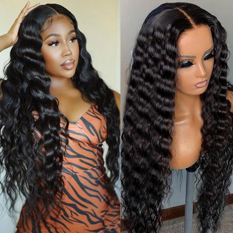 Bling Hair Water Wave Lace Front Wig Hd Lace Frontal Brazilian Wigs For Women Human Hair 13x4 Deep Wave Lace Frontal Wig Lace Closure Wig TikTokShopBlackFriday