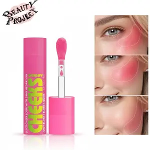 Hydrating Liquid Blush Stick - Waterproof Non-Sticky Dewy Glow Blush, 12HR Long Wear, Buildable Color for Everyday No-Makeup Look