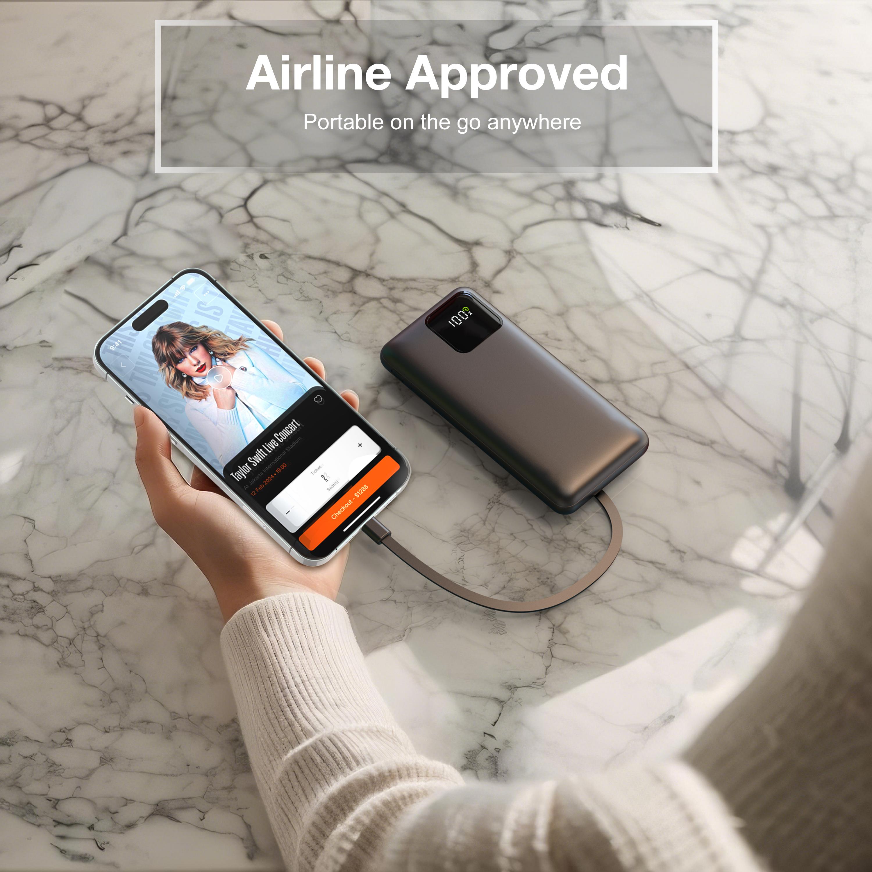 Portable Charger with Built-in Cables,Portable Charger with Cords Wires Slim 10000mAh Travel Battery Pack 4 Outputs 2 Inputs 22.5W Fast Charging Power Bank for Samsung Google Pixel LG Moto iPhone iPad Portable Charger with Built-in Cables,Portable Charger with Cords Wires Slim 10000mAh Travel Battery Pack 4 Outputs 2 Inputs 22.5W Fast Charging Power Bank for Samsung Google Pixel LG Moto iPhone iPad