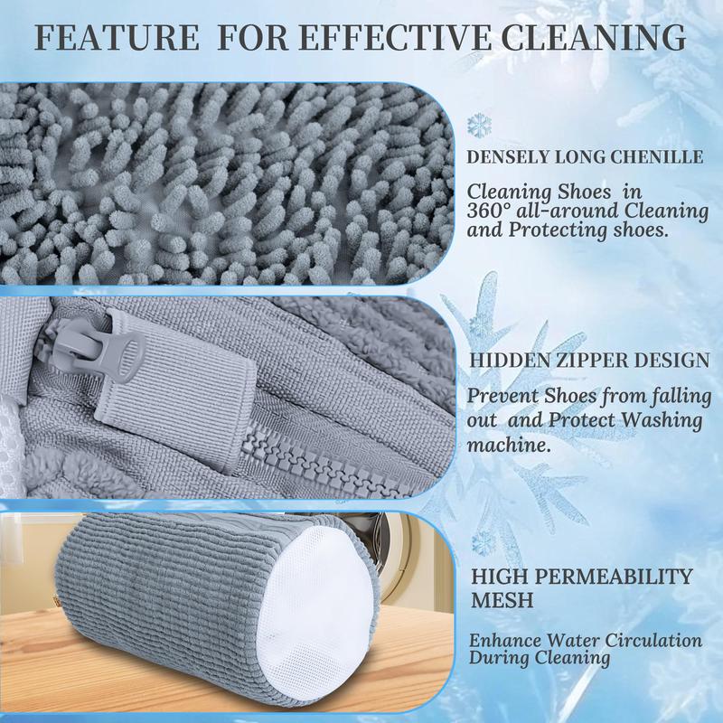 Shoe Washing Machine Bag, Laundry Shoe Bag for Washer and Dryer,1Pcs Reusable Shoe Bag for Washing Machine Fit Most Shoes Types