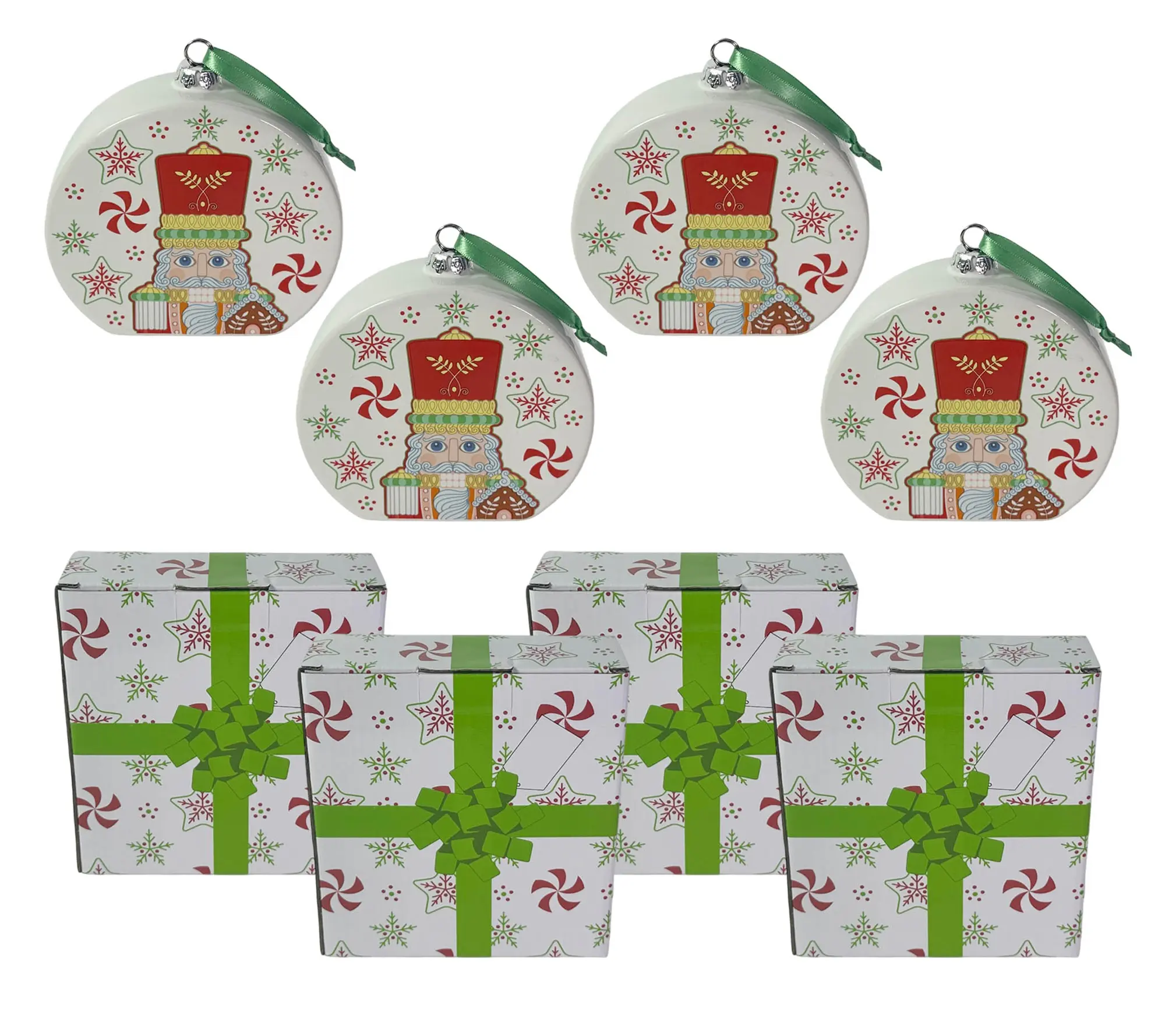 Temp-tations Set of 4 Recipe Ornaments with Gift Boxes