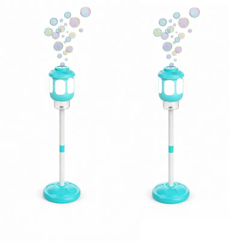 MINDSCOPE BubbleFX Light-Up Bubble Blower Maker, 44in Giant Plastic Party Blaster, LED-Illuminated Endless Bubbles, 3x AA Cord-Free Outdoor Kids' Toy, Universal Compatibility, Switch-On Glow Function