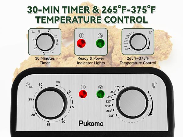 SUSTEAS Fryer 1500 Watt Electric Frying Pan with Temperature Control, Fast Heat-Up Removable Lid, 5.2QT Non-Stick Inner Pot & Easy Cleaning Basket Cooker Household Appliances