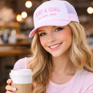 Girl Who Loves Jesus Hat