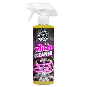 CHEMICAL GUYS Two Face Color Changing Wheel Cleaner – pH-Balanced Formula Turns Purple as It Dissolves Brake Dust, Iron & Grime | Safe for Most Wheels | Deep Cleaning for Cars, Trucks, SUVs & Motorcycles - Automotive