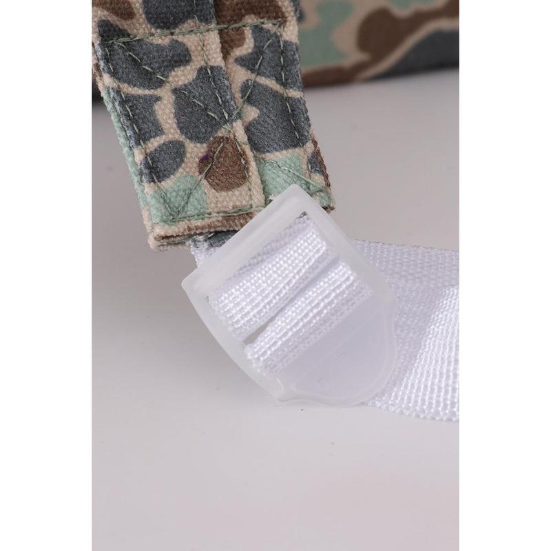 Camouflage duck applique backpack