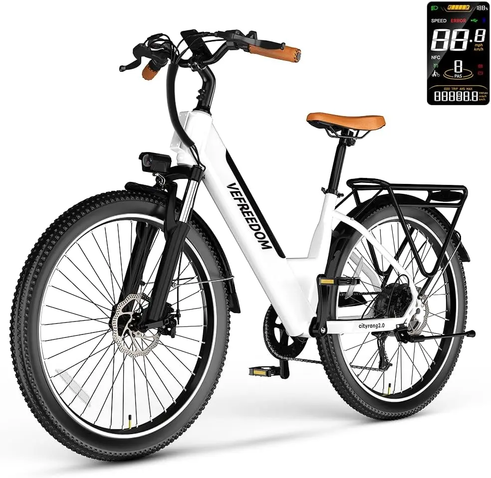 YTJTE1000w Peak Electric Bike for Adults,up 80 Miles 48V 15AH Removable Battery Ebike, 26" UL Certified Electric Mountain E Bike Adult Electric Bicycles for Commute Beach Snow