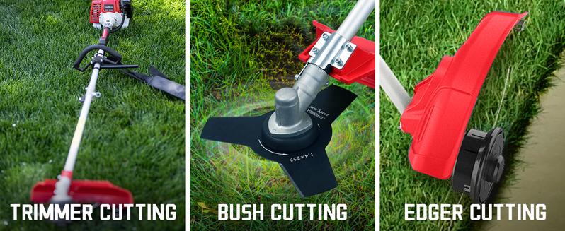 PowerSmart & 25cc 2-Stroke Gas String Trimmer Brush Cutter, Red and Black, Portable, Vibration Dampening, Lightweight, Easy Assembly, Optimized Efficiency, Easy Maneuverability, Ergonomic Handle,Great for Lawn Business, PS4532 PowerSmart & 25cc 2-Stroke Gas String Trimmer Brush Cutter, Red and Black, Portable, Vibration Dampening, Lightweight, Easy Assembly, Optimized Efficiency, Easy Maneuverability, Ergonomic Handle,Great for Lawn Business, PS4532