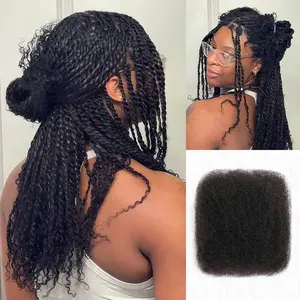 QVR Natural Black Afro kinky Bulk Hair Extensions For Braiding Dreadlock Human Hair TikTokShopHolidayHaul