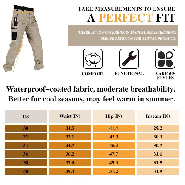 HOMUG Men's Solid Color Tactical Work Pants,230g/m² new fabric，with Multiple Pockets and Zipper Closures, Durable Outdoor Training Pants, Available in Multiple Colors, Fishing,  work, camping，Suitable for Spring and Autumn Wear.