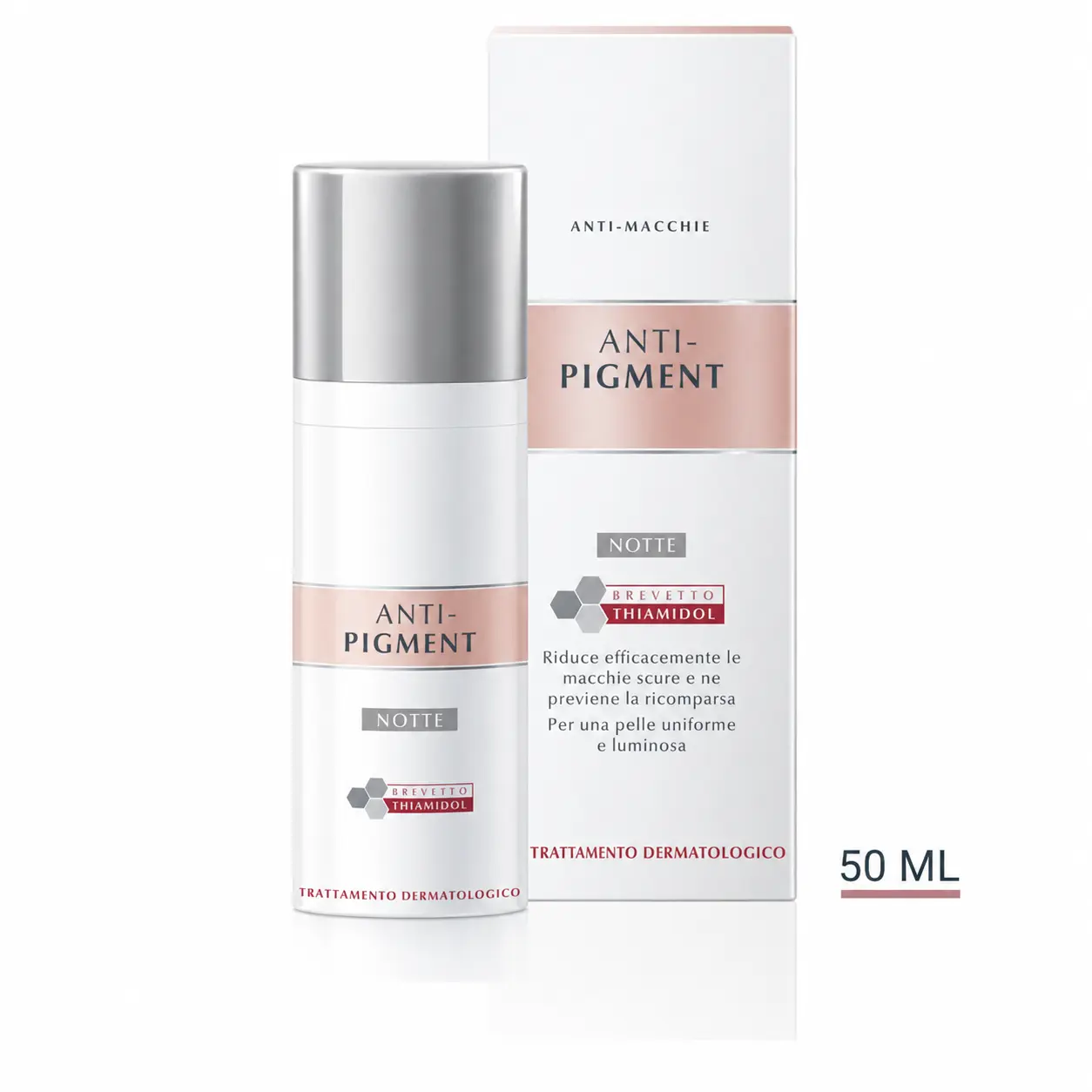 Anti-Pigment Night Cream 50ml – Brightening Overnight Face Moisturiser with Thiamidol-Alternative Complex – Helps Reduce the Appearance of Dark Spots, Uneven Tone and Dullness