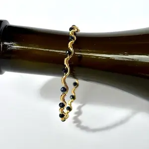 September Sapphire Birthstone Bracelet | Handmade Wire Wrapped Jewelry | Trendy Jewelry