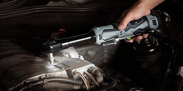 #JumpstartSale WORKPRO Cordless Electric Ratchet Wrench, 3/8" 12V 40 Ft-lbs Power Ratchet Wrench Kit with 9-Count Socket Accessory Set, 2-Pack 2.0Ah Lithium-Ion Batteries… #JumpstartSale WORKPRO Cordless Electric Ratchet Wrench, 3/8" 12V 40 Ft-lbs Power Ratchet Wrench Kit with 9-Count Socket Accessory Set, 2-Pack 2.0Ah Lithium-Ion Batteries…