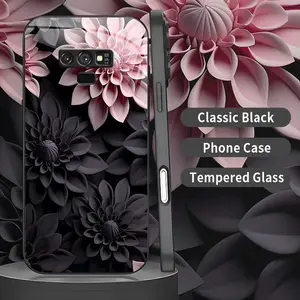 Dark Floral Aesthetic Phone Case - For Galaxy Note9 - Elegant Shockproof Protection--975