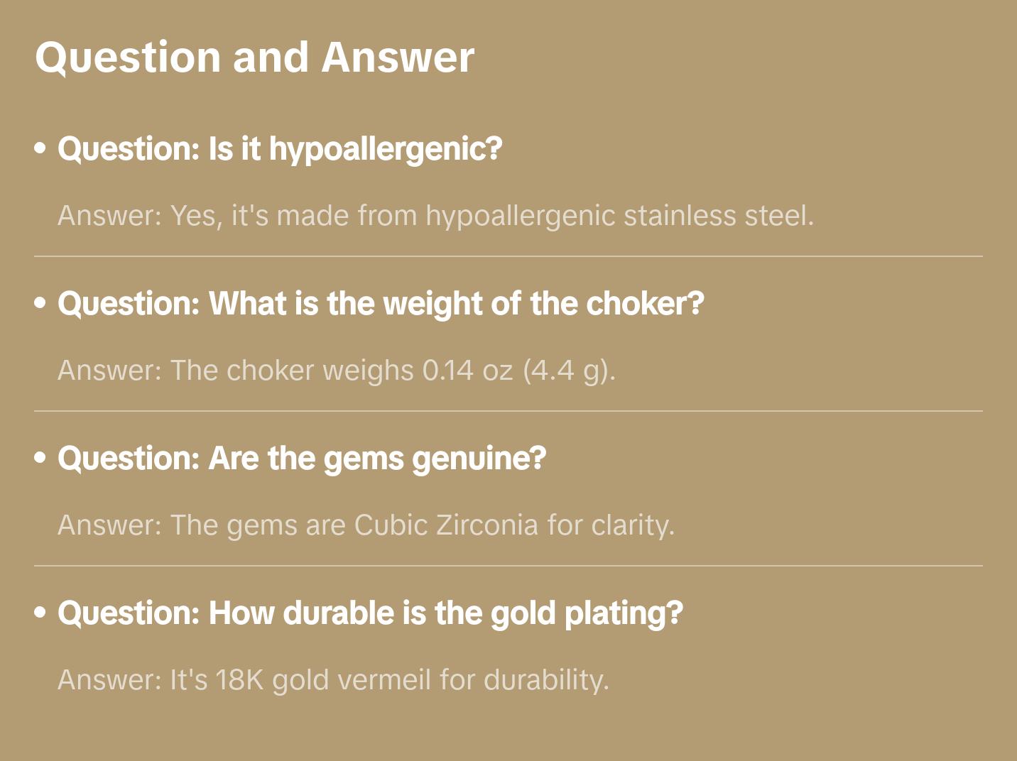 “Small heart” choker