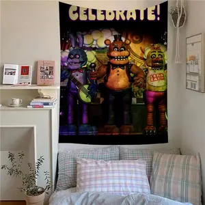 Fnaf F-Five N-Nights At F-Freddys Hippie Wall Hanging Tapestries Bohemian Wall Tapestries Mandala INS Home Decor Multicolor Bedroom Design