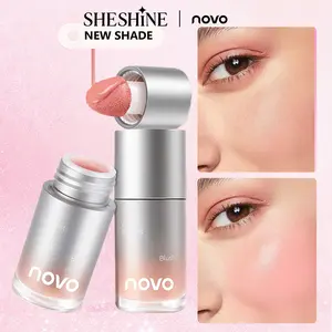 SHESHINE NOVO-Rubor Líquido Que Se Ve Como TU Piel, Pero Mejor ¡Como si Ruborizarse Fuera Natural! Rubor Líquido Súper Pigmentado para Latinas