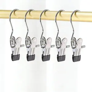 Wardrobe rack, 16-pack laundry hooks, towel clips, boot storage rack, suitable for both home and travel, clothes clips, trousers, hats, socks, and gloves rack.