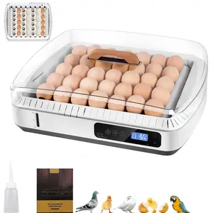 Egg Incubator 35 Eggs Poultry Hatching Machine with Automatic Egg Turning and Temperature Control Monitoring Digital Incubators for Hatching Chicken Duck Goose Quail Birds