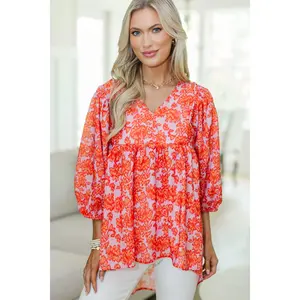 NURSING COLLECTION: All So Nice Lavender Floral Tunic