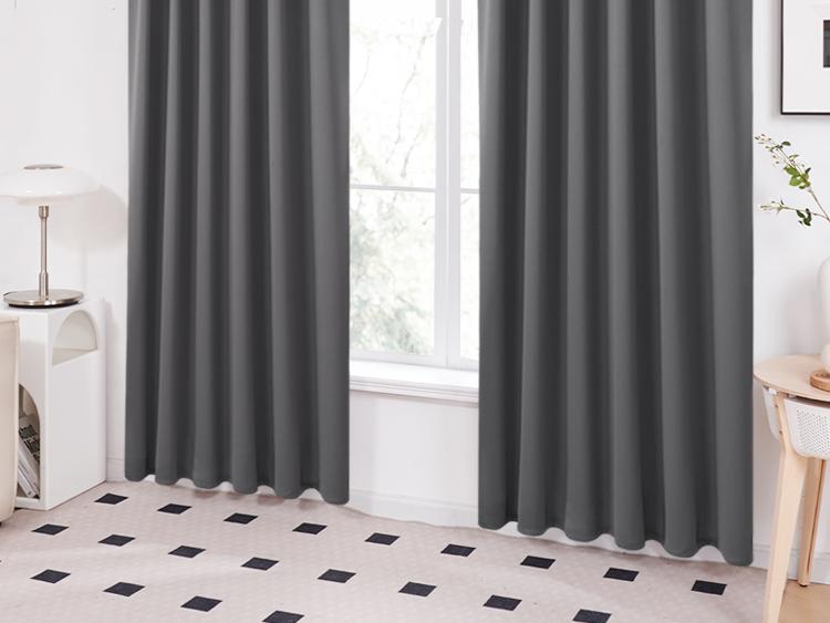 Back Tab and Rod Pocket Blackout Curtains 2 panels — Deconovo Thermal Insulated Room Darkening Curtains