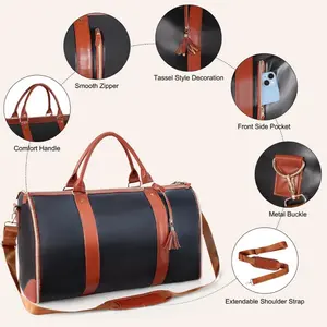 Bolsa de viaje cómoda y ligera accesible para cualquier ocasión de viajes