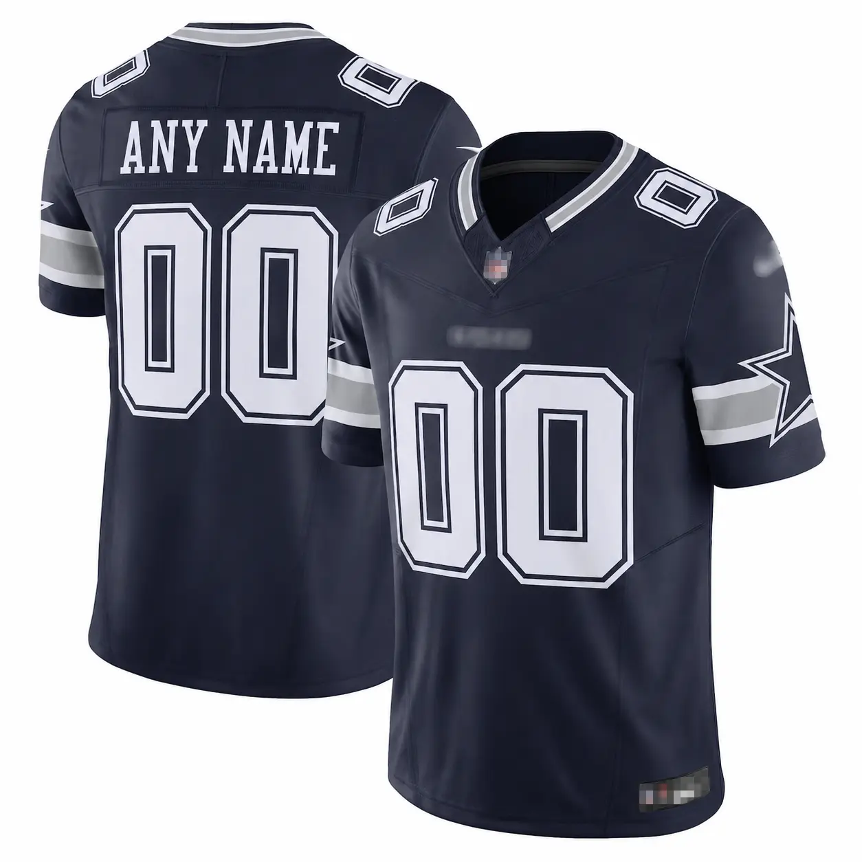 Men's Dallas Pro Football Fan Apparel - Lamb #88, Prescott #4, Aubrey #17, Pickens #3 & Any Name Custom Game Day Jersey - US Stock