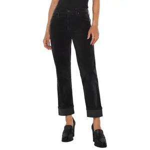 Marley Girlfriend Corduroy Cuffed Jean (Liverpool)