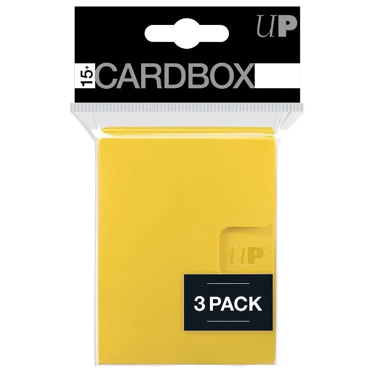 Ultra Pro PRO 15+ Pack Boxes: Yellow (3-Pack)