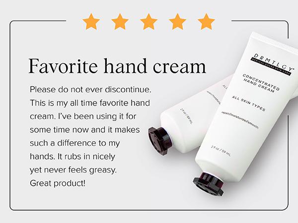 DRMTLGY Concentrated Hand Cream 2 fl oz Fragrance Free Hydrating Hand Treatment