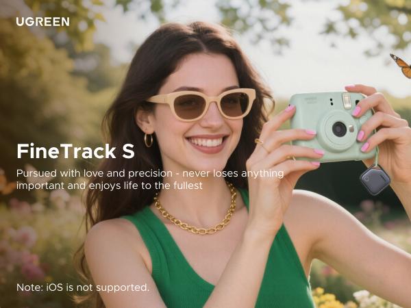 UGREEN Finder Tag Compatible with Apple Offcial Chip (for iOS Only), Anti-lost for Car Key Wallet Luggage Passport with Alarm& Left-Behind Remind Slim Bluetooth Tracker,Gps Signal Protector Smart Tracking ,TikTokShopBlackFriday ,#TikTokShopHolidayHaul