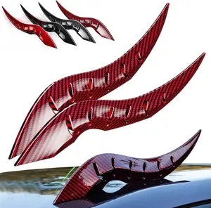 New domineering dragon horn, exterior decoration arc light-speed flow around the fin-shaped sedan, general creative car modification accessories
