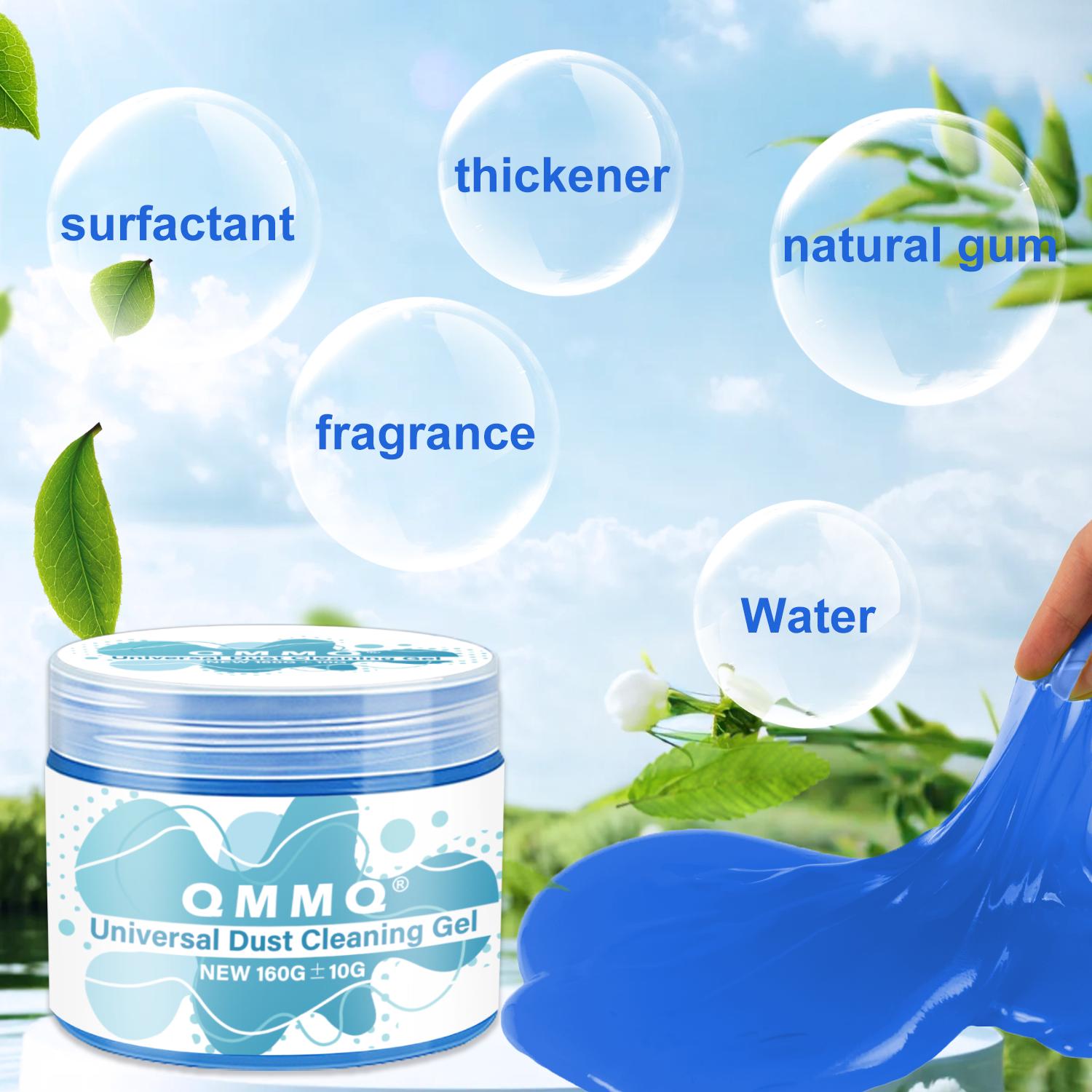 Premium Car Gel Cleaner - Deep cleaning car interior gel, removes dust and dirt from vents, consoles and dashboards, car accessories, dust and dirt removal, keyboard cleaner