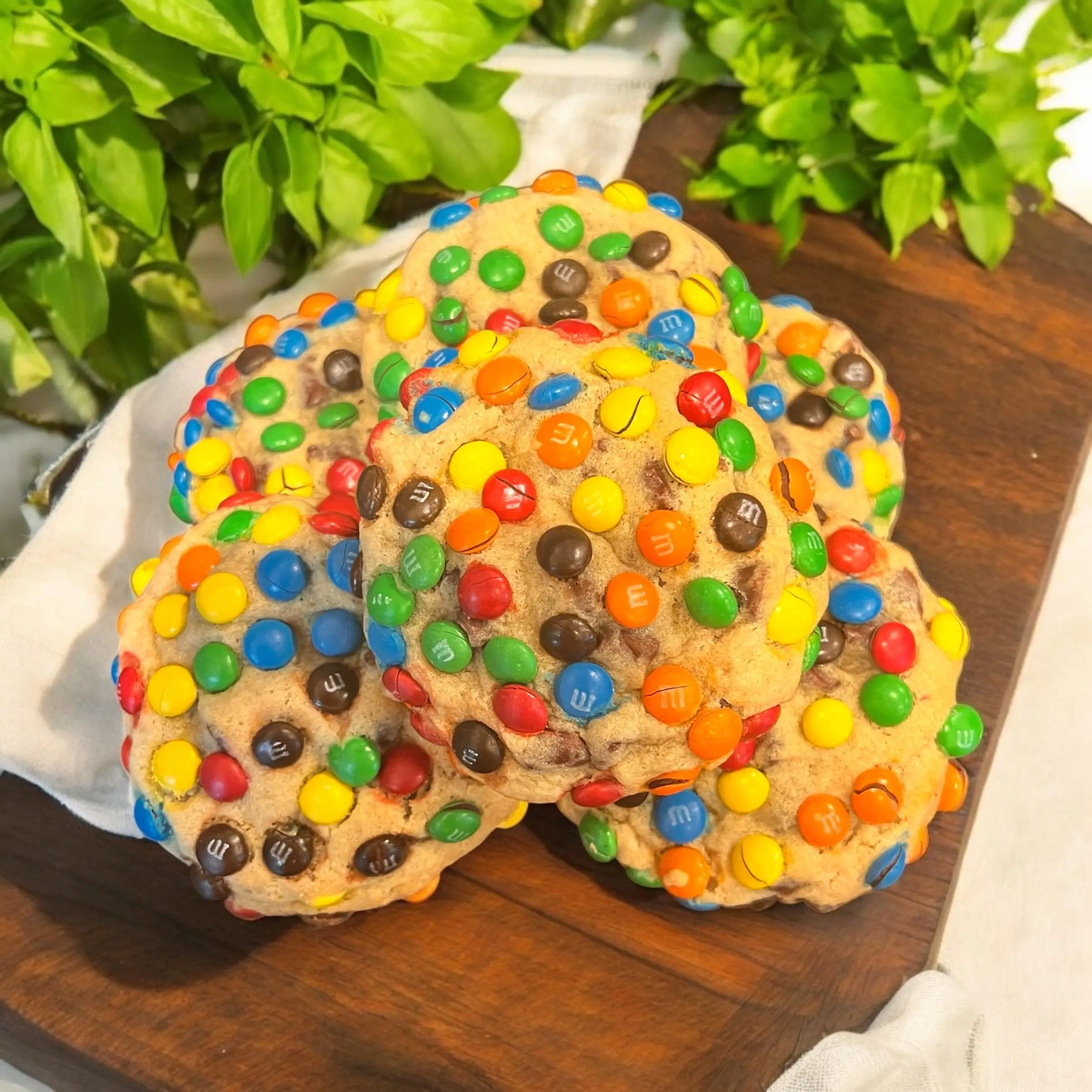 JR Cookies "The JR" Milk Chocolate M&M Cookies - Signature Delight Individually Wrapped Butterly Chewy Cookies with Creamy Milk Chocolate Chips & Colorful Mini M&Ms