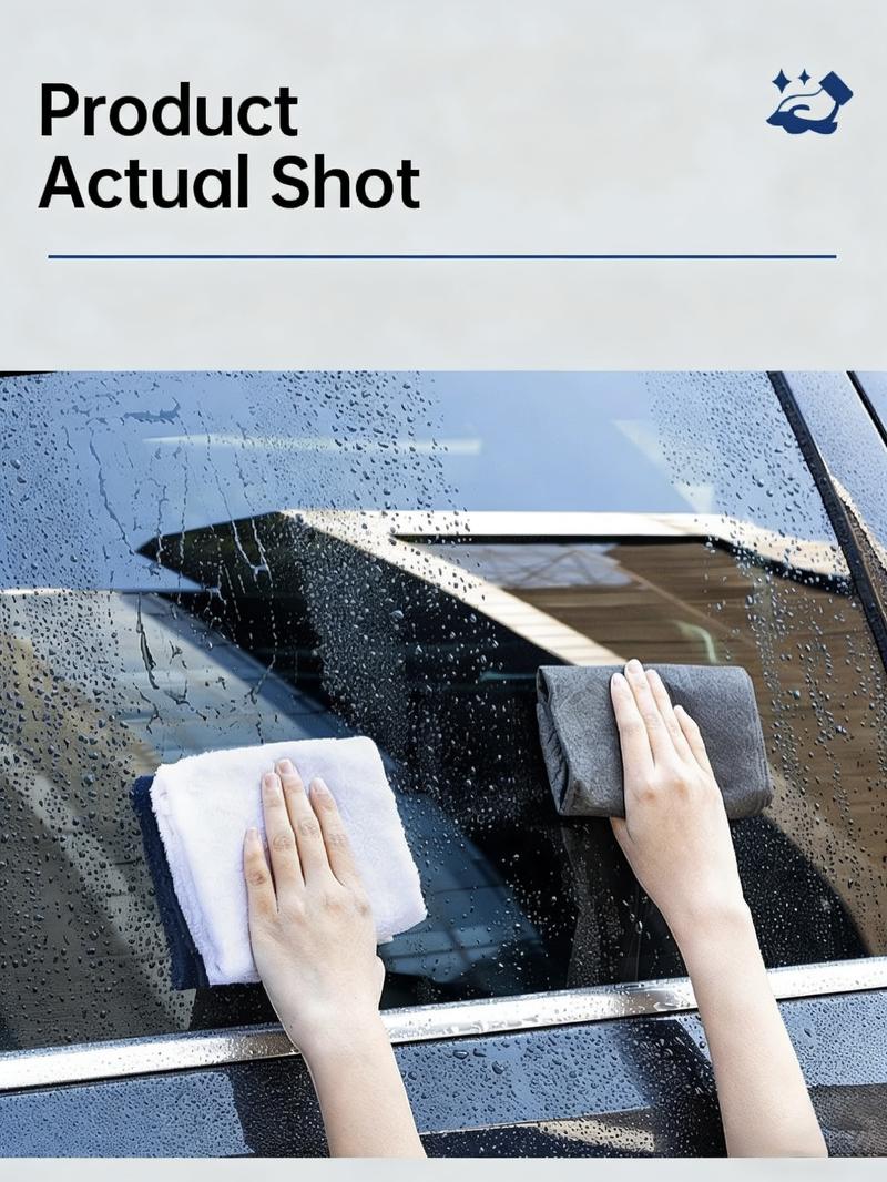 Magic Cleaning Cloth (10PCS) – Streak-Free Thickened Microfiber Cloth for Glass, Windows & Mirrors, Lint-Free and Highly Absorbent