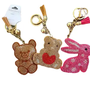 Rhinestone Keychain Charms