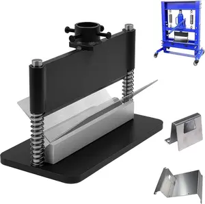 Maeklon 12" Press Brake Attachment, Heavy Duty Metal Bending Tool, Dual Spring Design Hydraulic Shop Presses, for 12 to 20 Ton Hydraulic Shop Presses Industrial Clamp,summervibes