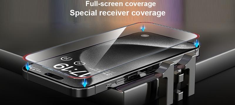 One Fish Screen Protector 2 Pack for iPhone,Samsung,Crystal Clear, Fingerprint Proof Screen Protector, Privacy Protection, Fingerprint Resistant, Dust-Free.