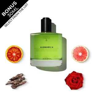 Monarch Perfume Oil - Eternal Perfume Oils for Men, Long-Lasting Scent in 50ml Bottle with Bonus 30ml